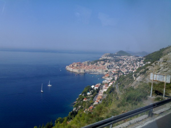 Вид на Дубровник со смотровой пл.